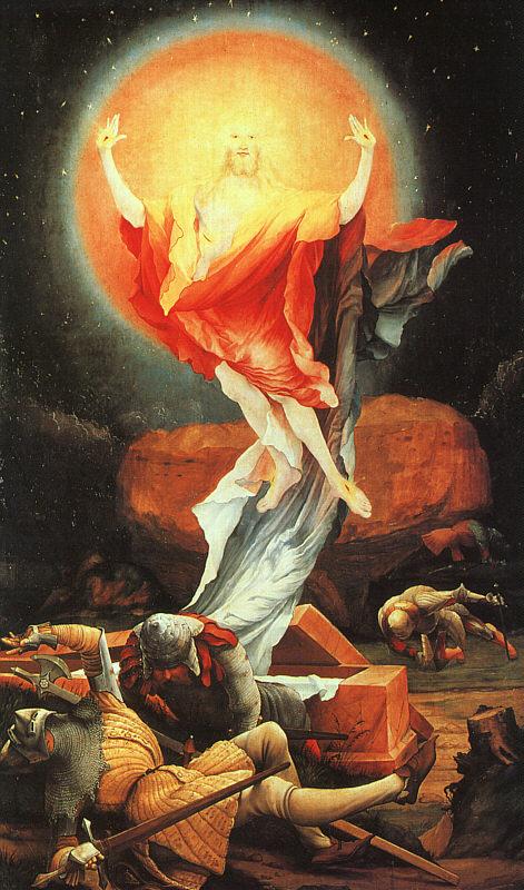 Matthias  Grunewald The Isenheimer Altarpiece Germany oil painting art
